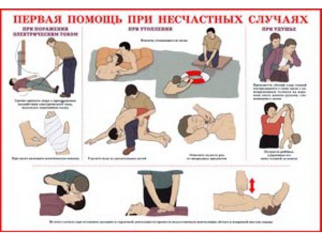 При несчастных случаях