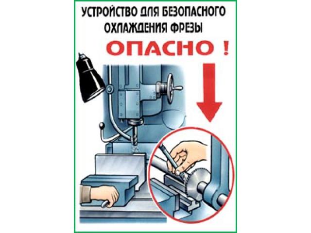 Устройство для безопасного охлаждения фрезы
