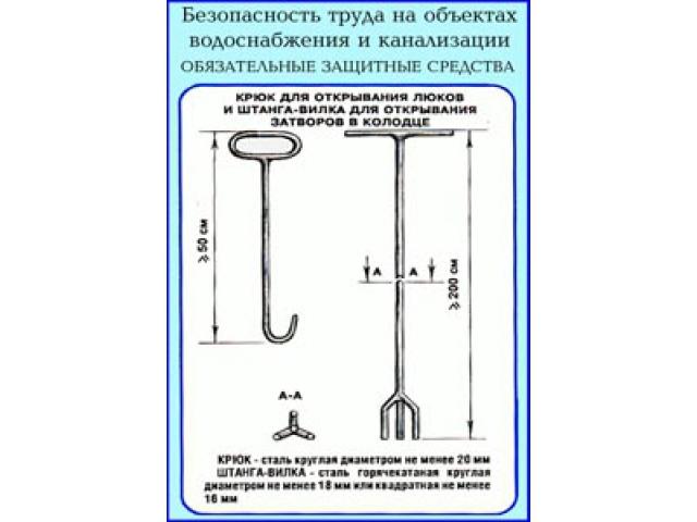 Крюки для открывания люков