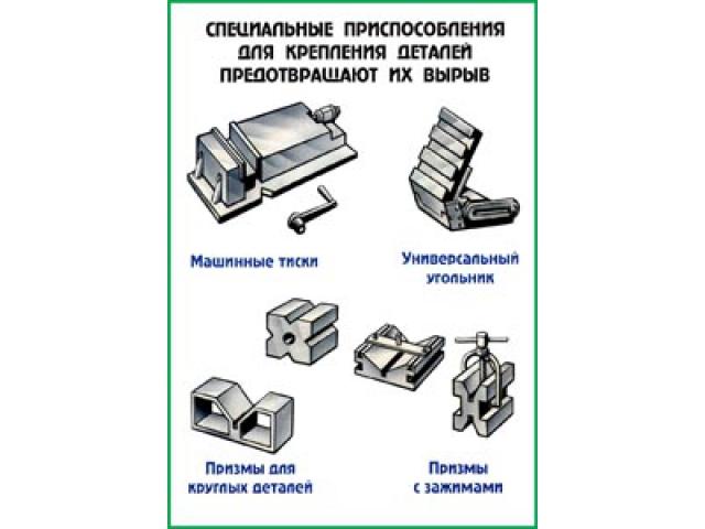 Специальные приспособления для крепления деталей предотвращают их вырыв