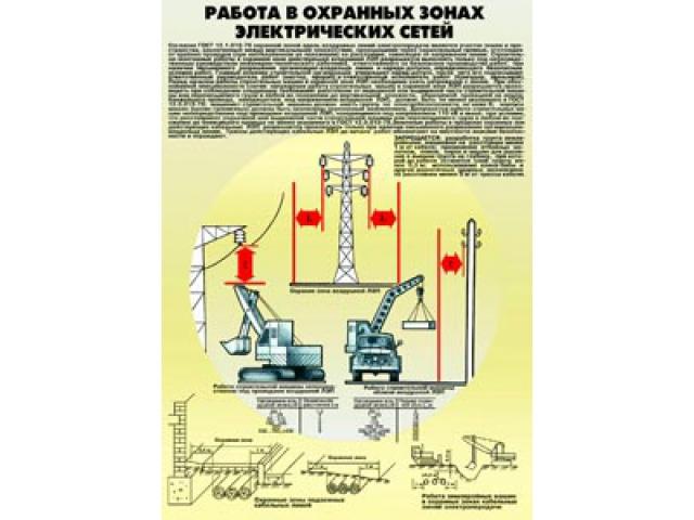 Работа в охранных зонах