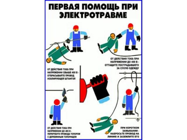 Первая помощь при электротравме