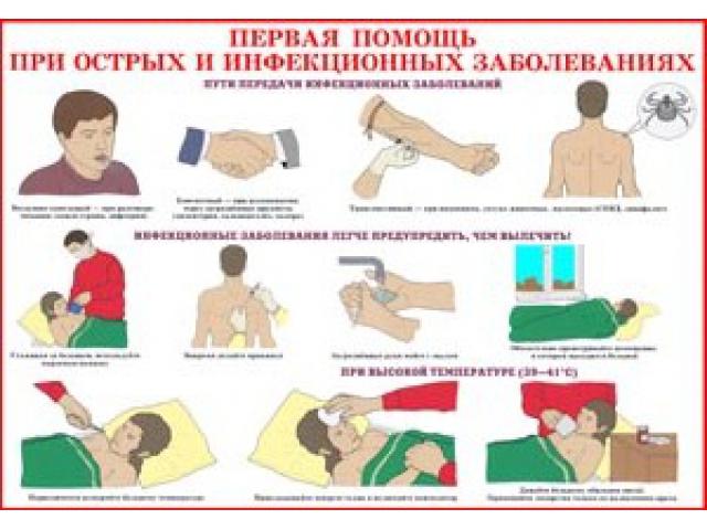 При острых и инфекционных заболеваниях