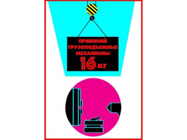 Применяй грузоподъемные механизмы (свыше кг)